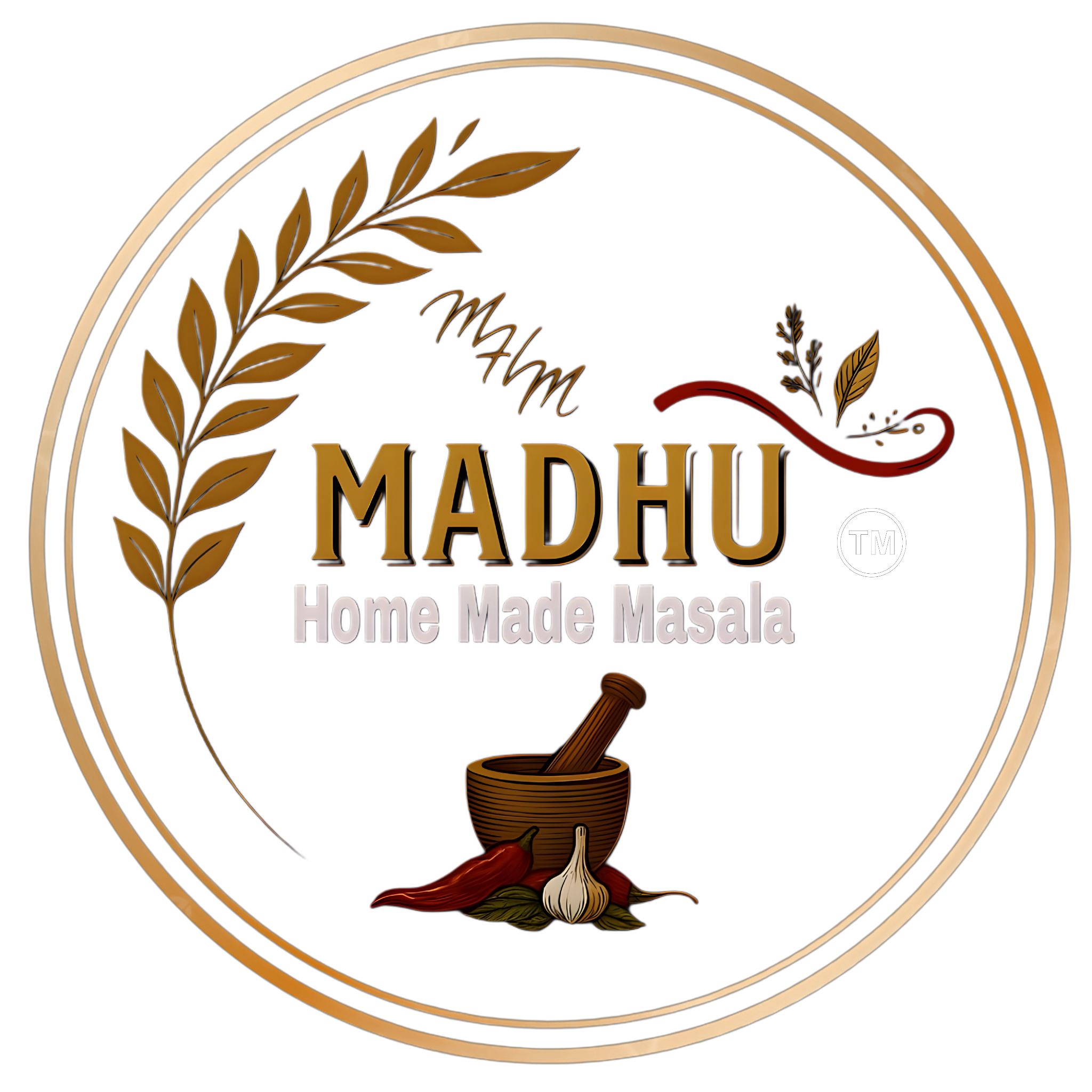 Madhu Homemade Masala Logo